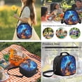 thumbnail image 5 of Bulopur Lightning Volcano Crocodile Kids Backpack Set 5 Pcs Trendy Adventure Book Bag with Lunch Bag, Pencil Case, Water Bottle Cover and Wrist Strap for Wild Animal Boys Ages 6-12, 5 of 8