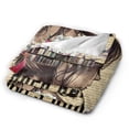 thumbnail image 2 of Wijzvio Just A Girl Who Loves Books Throw Blanket Soft Fuzzy Fleece Blanket For Couch Bed Living Room Decoration 80"X60", 2 of 9