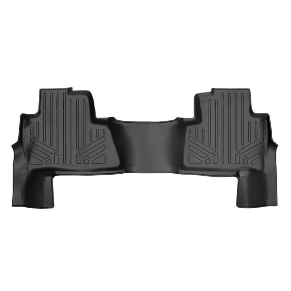 SMARTLINER 2nd Row Custom Fit Floor Liners Compatible with 2015 - 2020 Chevrolet Tahoe 8 Passenger (Gasoline | Fits with bench seats)