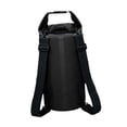 thumbnail image 1 of Mochila impermeable del bolso seco con impermeable hermética enrollable de la correa para el hombro 20L Negro, 1 of 8