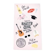 Schitt's Creek Iconic Moments Beach Towel, 34 x 64, Pink, ITV