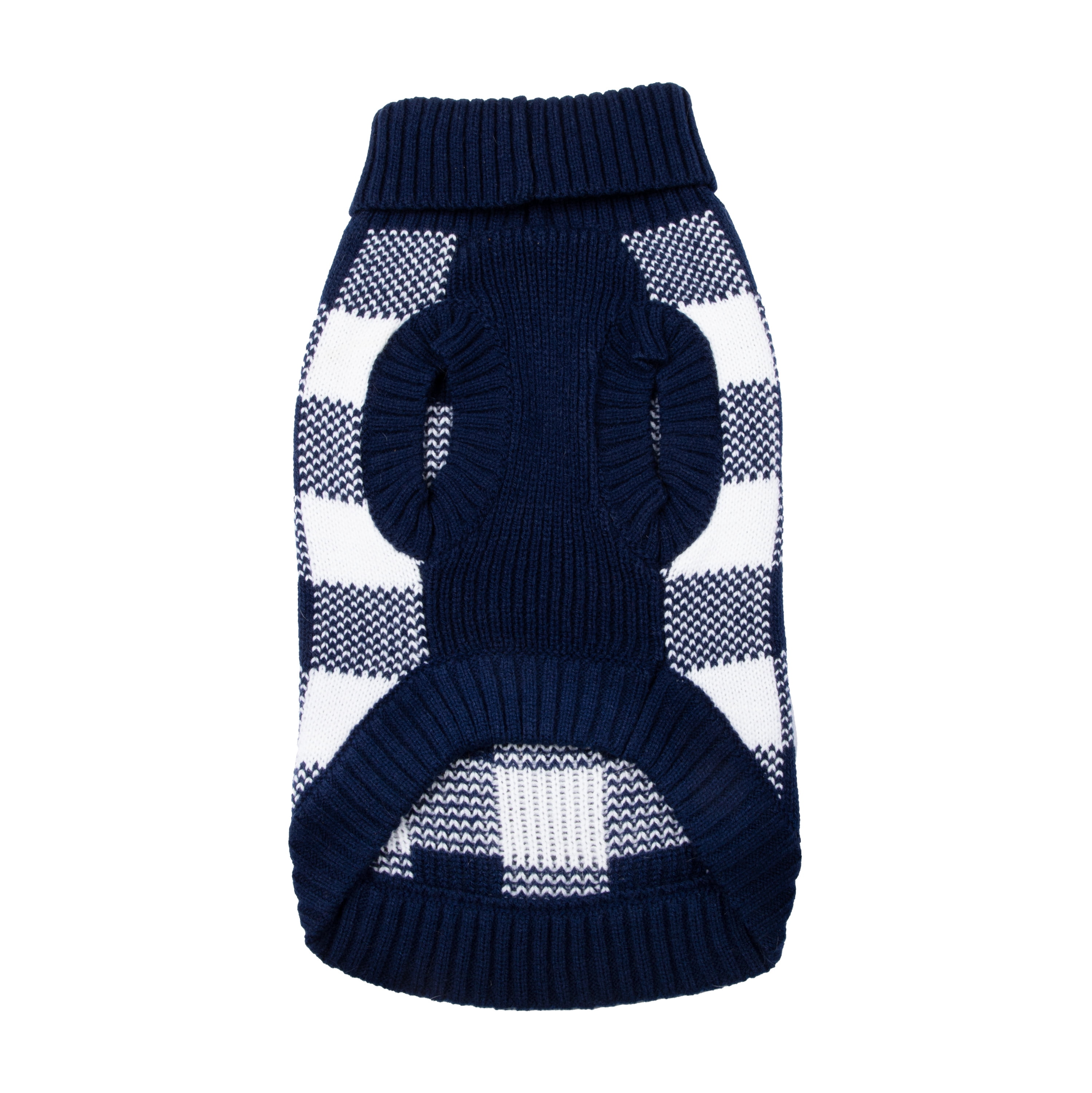 Gap Pet, Dog Clothes, Blue Buffalo Plaid Pet Sweater