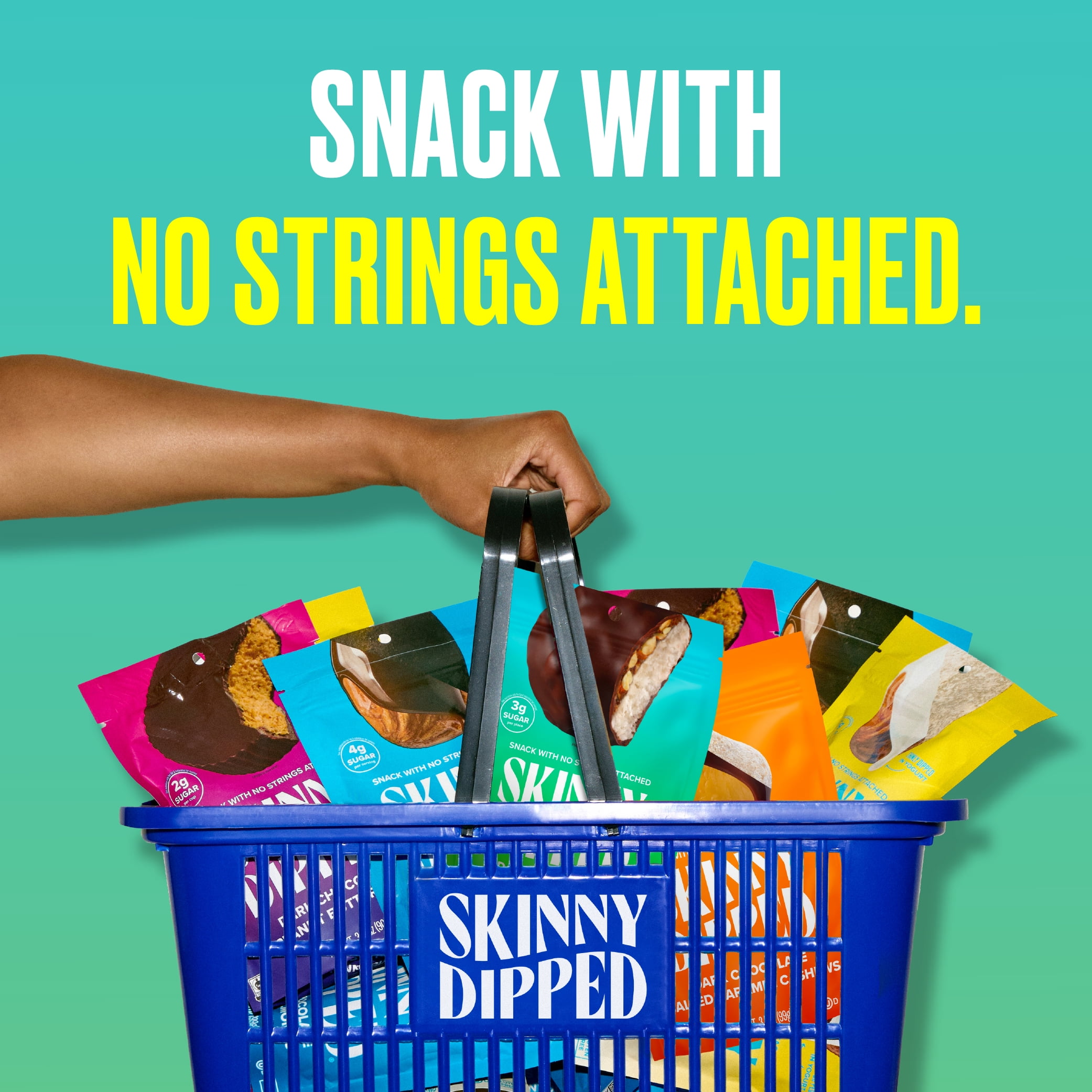 SkinnyDipped Dark Chocolate Coconut Almond Bites, 3.17 oz