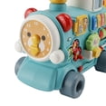 thumbnail image 3 of 5 in 1 Baby Push Walker with seat for Baby Boy, Activity Center Learning to Walk, Sit to Stand, Early Learning Push Toys for Infant, Walking Toys Gift for Toddler Blue, 3 of 15