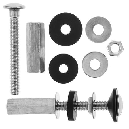 MERRYHAPY 304 Stainless Steel Toilet Replacement Parts Universal Fit Multi-Color Hardware for Most Toilet Seats