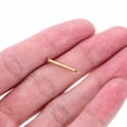 thumbnail image 6 of 200 Pcs Small Tiny Nails, 1.2mm x 15mm Brass-plated Precision MIni Nails Hardware Round Head for Wooden/DIY Crafts Decorative/Household Accessories/Picture Hanging, 6 of 7