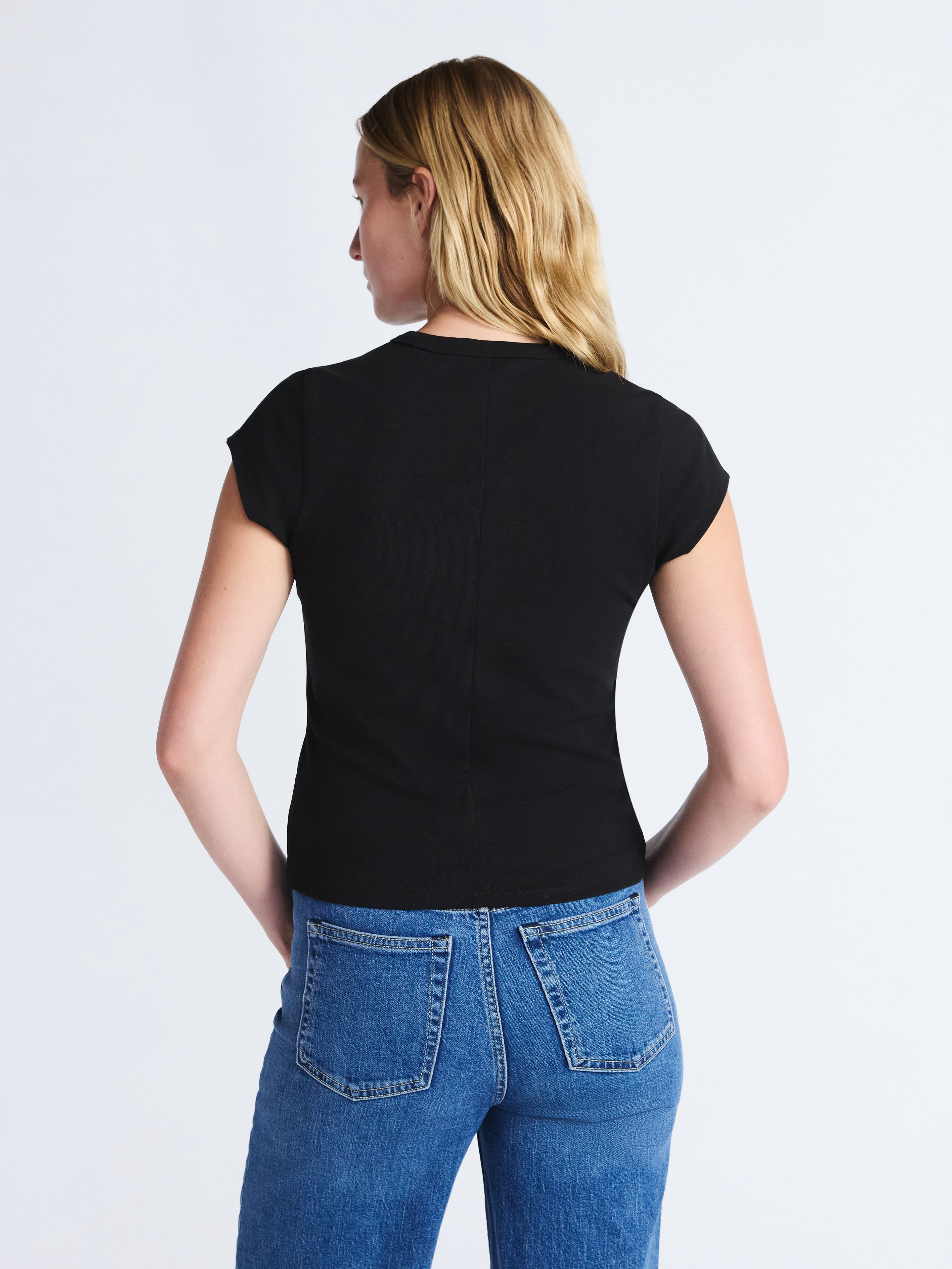 Free Assembly Women's and Women's Plus Cap Sleeve Tee, Sizes XS-4X