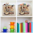 thumbnail image 6 of Guitar Piano Marimba Drum Storage Bins with Handle Fabric Organizer Basket Foldable Box 1 Pack 14.2x10.2x8.3, 6 of 8