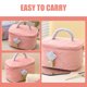 thumbnail image 5 of Bolsa de maquillaje Bolsa de cosméticos de viaje portátil Bolsa de aseo Bolsa organizadora de maquillaje, 5 of 7