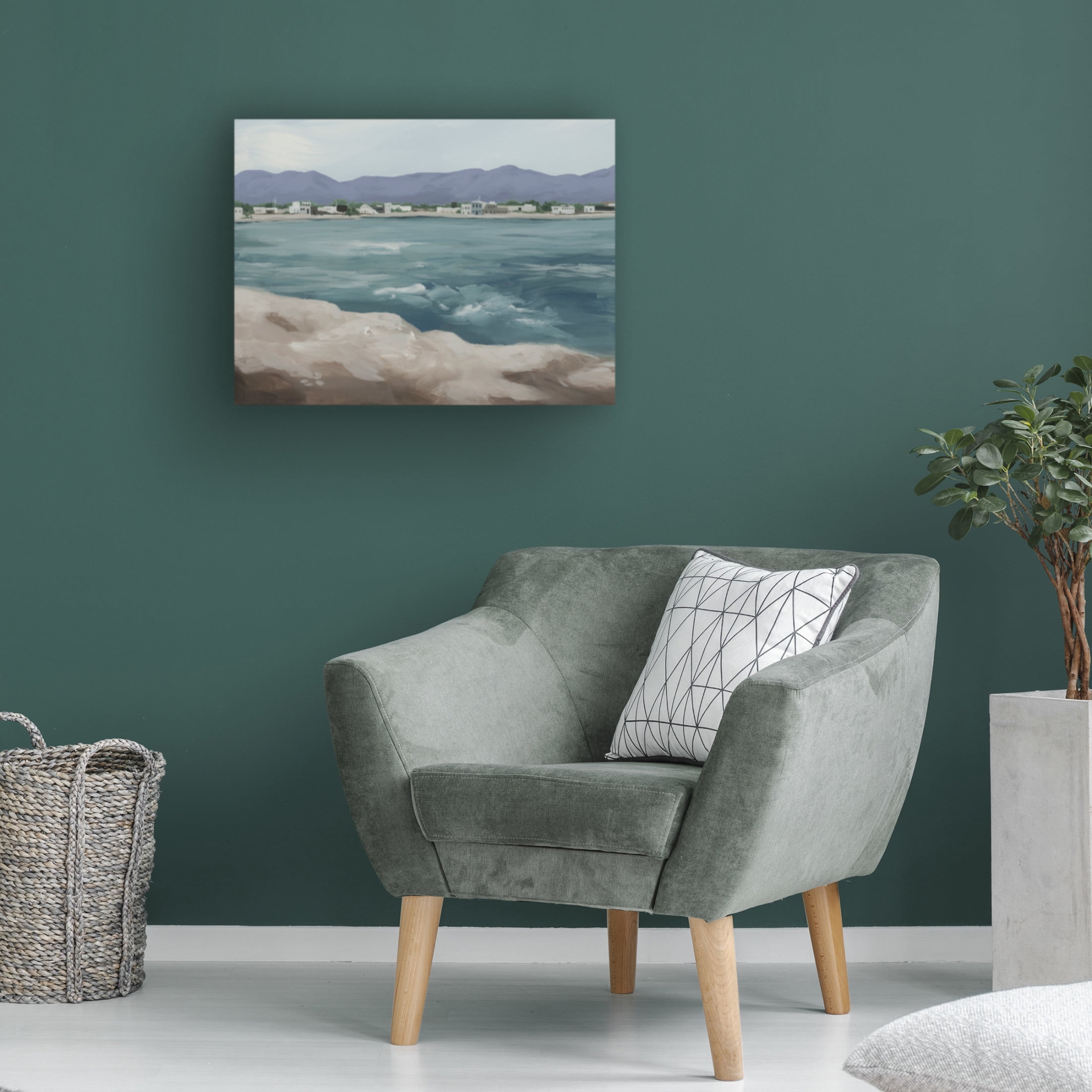 Trademark Fine Art Grace Popp  Periwinkle Cove I Canvas Wall Art