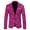 Hot Pink, variant on Luxalzxs Sequin Blazer for Men Shiny Notched Collar One Button Slim Fit Tailcoat Suit Jacket Party Wedding Banquet Prom Tuxedo Blazer Dress Coat