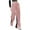 Pink, variant on Hfyihgf Women's Velvet Wide Leg Pants Casual Elastic High Waist Color Block Straight Leg Pants Joggers Lounge Trouser with Pockets(Pink,XL)