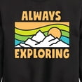 thumbnail image 3 of Instant Message - Always Exploring - Toddler & Youth Crewneck Fleece Sweatshirt, 3 of 6