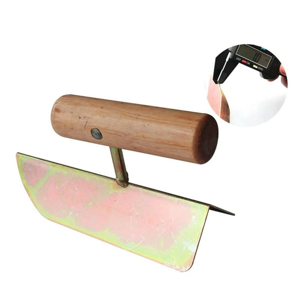 Corner Trowel Wooden Handle 90 Degree Angle Cement Finishing Wall Corner Plastering Tool Putty Trowel Small Drywall Corner Tool Outside Corner