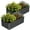 Black, variant on Raised Garden Bed, 2PCS 6x3x2ft Metal Outdoor Planter Box for Vegetables, Flowers, Herbs, Silver