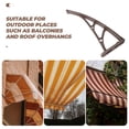 thumbnail image 3 of Tineasur Auvent de Terrasse Support Café uPVC 1 Pcs Protection d'Ombre, 3 of 7