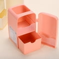 thumbnail image 5 of Uxcell Pencil Holder Pen Holder for Desk Cute Plastic Pencil Holders Cup Organizer Fridge Shape, White, 5 of 6