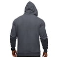 thumbnail image 4 of Ceisia Men's Slim Hooded Quarter-Zip Sport Casual Sweatshirt With Color-Blocked Zipper Gift, 4 of 6