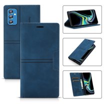 for Samsung Galaxy A14 5G Case Wallet, Premium PU Leather Case Galaxy A14 5G Cell Phone Cover, with Magnetic Closure Kickstand Card Holder, TPU Bumper Flip Wallet Case, Blue