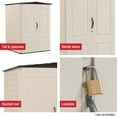 thumbnail image 4 of Rubbermaid 5 ft. x 4 ft. Vertical Shed - Medium, 4 of 4