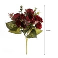 thumbnail image 6 of Conditiclusy Simulation Flower High Simulation Ornamental Realistic Bouquet 9 Heads Artificial Peony Flowers for Wedding, 6 of 7