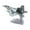 silver base, variant on Colcolo 1/100 USA F22 Aircraft Collections Diecast Alloy Fighter for Bar Shelf Cafes black base