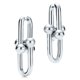thumbnail image 1 of Pendientes De Plata De Oro Rosa 925 Tiffany Sparkles/Regalo De Cumpleaños, 1 of 4