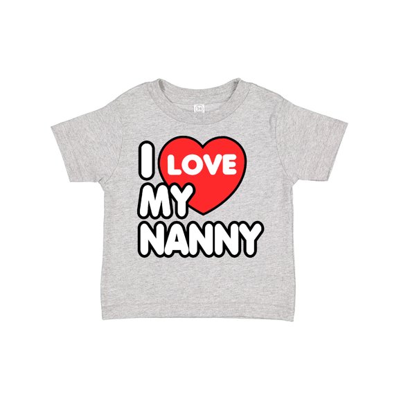 Inktastic I Love My Nanny Boys or Girls Toddler T-Shirt