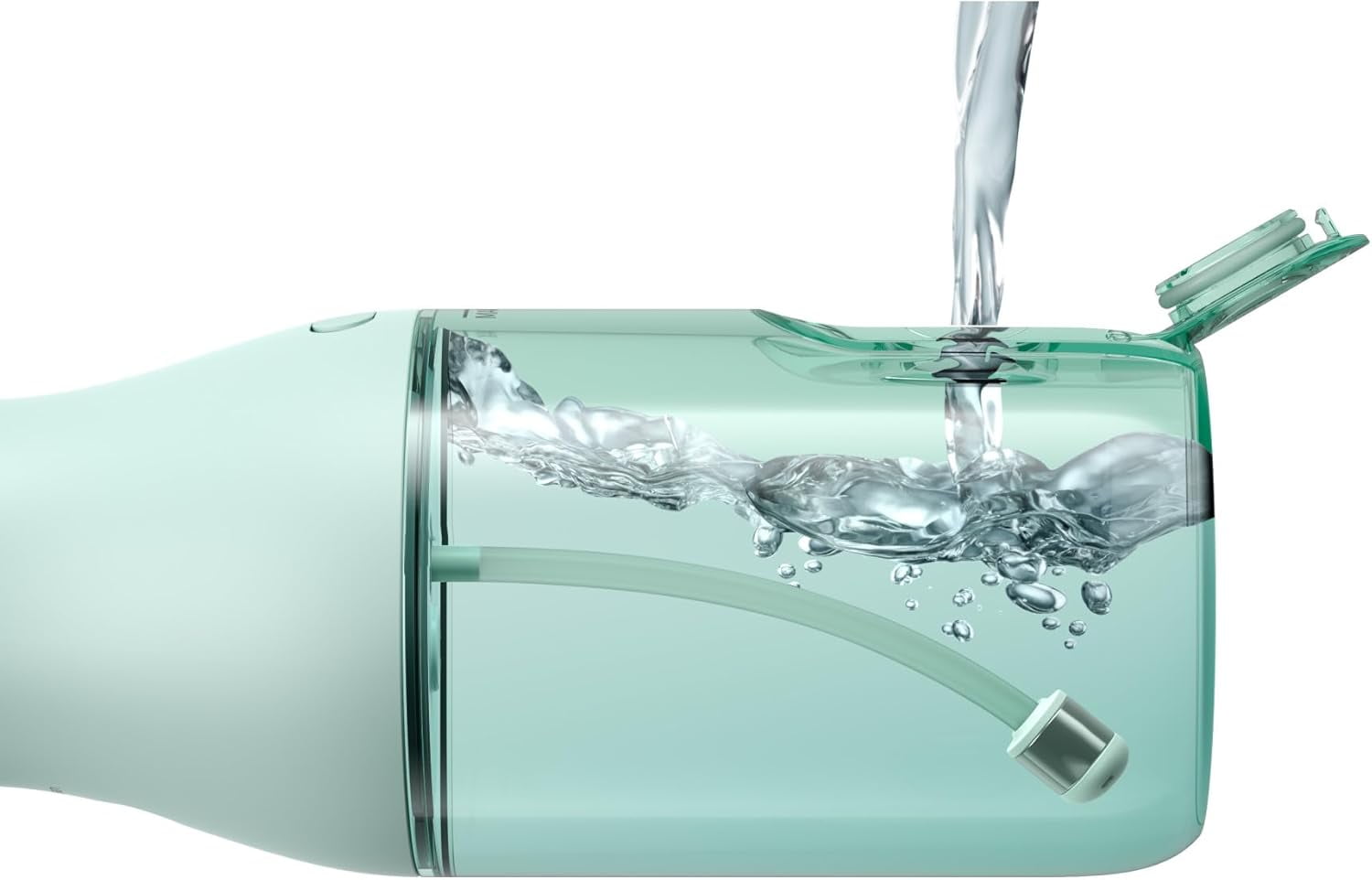 Philips Sonicare Power Flosser 2000 Cordless, Oral Irrigator for a complete clean in 60 seconds, Mint, HX3822/14