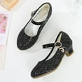 thumbnail image 4 of purcolt Girls Dress Shoes Wedding Party Heels Mary Jane Pumps Glitter Princess Flower Shoes (Toddler/Little Kid/Big Kid) Gifts, 4 of 6