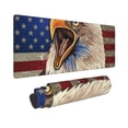 thumbnail image 2 of Pofeuu Eagle With USA Flags Print Desk Mat for Keyboard and Mouse，Computer Desk Matt for Desktop，Large Mouse Pad for Desk，Desk Pads on Top of Desks 12x31.5in, 2 of 8