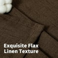 thumbnail image 3 of Natural Linen Curtains Long for Living Room Bedroom Groet Top Light Filtering Privacy Linen Textu Window Semi Sheer Drapes Birch Panels x, 3 of 6