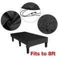 thumbnail image 2 of Housse de Table de Billard 8 Pieds avec Cordon de Serrage Durable Imperméable pour Table Rectangulaire, Noir, 2 of 10