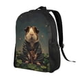 thumbnail image 2 of Easygdp Lotus Leaf Starry Sky Guinea Pig Mochila Versátil y Elegante: Comodidad, Almacenaje y Durabilidad para la Universidad, Trabajo, Viajes y Uso Diario, 2 of 8