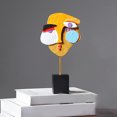 thumbnail image 4 of Chic abstracto cara escultura ornamental figurita Oficina gabinete Sunnimix Escultura abstracta, 4 of 7