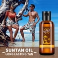 thumbnail image 5 of Tanning Oil 1 oz, Beach Tanning Oil for Beautiful Golden Glow, Lightweight formula for Easy Application Skin, 5 of 7