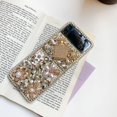 thumbnail image 5 of for Samsung Galaxy Z Flip 3 5G Case,Luxury Bling Diamond Rhinestone Gemstone 3D Perfume Bottle and Flower Gemstone Soft TPU Back Cover Case for Women Girls with Galaxy Z Flip 3 5G (2021), 5 of 5