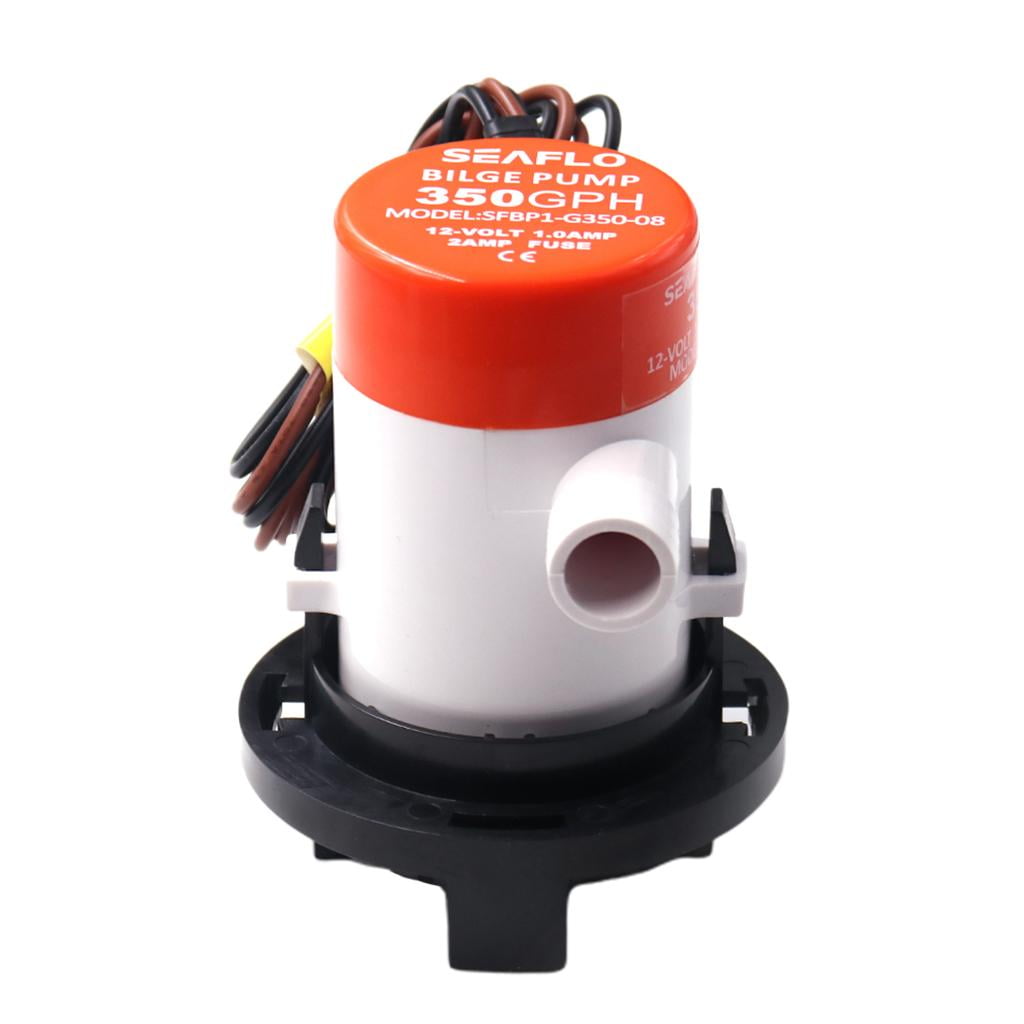 Electric 350GPH Bilge Pump for Float Switches for Submersible Boats in