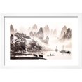 thumbnail image 2 of Chinese Landscape Watercolor Painting, Scenic Framed Art Print Wall Art by baoyan Sold by Art.Com, 2 of 5
