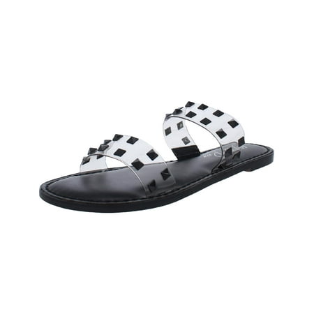 

Wild Pair Womens Ginnie Studded Slip On Flat Sandals