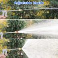thumbnail image 4 of Manguera de jardín extensible Manguera de agua telescópica flexible con boquilla de pulveri Abanopi Manguera expandible, 4 of 7