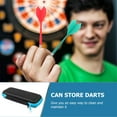 thumbnail image 3 of OULII 1Pcs Large Dart Case Portable Storage Case in Blue for Leisure Travel, 3 of 8