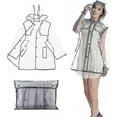 thumbnail image 2 of Imperméable Court Transparent à Capuche Réutilisable pour Femmes, 2 of 2