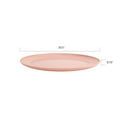 thumbnail image 5 of Mainstays - Pink Round Plastic Plate, Swirl Etched 10.5 inch, 5 of 6