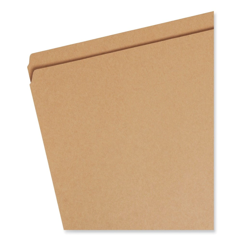 Smead File Folder, Reinforced Straight-Cut Tab, Letter Size, Kraft, 100 per Box (10710)