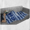 thumbnail image 6 of Ahoy Its a Boy Soft Flannel Fleece Blanket, Baby Shower New Birth Announcement Marine Wheel Striped Backdrop, Cozy Plush for Indoor and Outdoor Use, 70" x 90", Pale Blue Blue White, by Ambesonne, 6 of 6