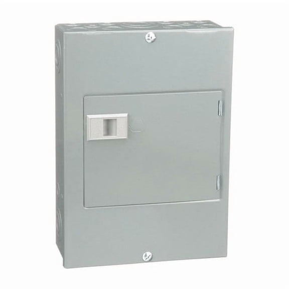 Load Center, QO, 6 Spaces, 100A, 120/240V AC, Main Lug, 1 Phase