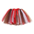 thumbnail image 4 of Kids Girls Holiday Party Ballet Skirts Party Princess Tulle Dance Skirt Red XL(10 Years-12 Years), 4 of 4