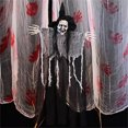 thumbnail image 3 of YANHAIGONG Halloween Hanging Skeleton Ghosts,Halloween Hanging Flying Witch Animatronic Red,Halloween Grim Reapers,Flying Ghosts for Haunted House Prop Décor,Indoor/Outdoor Halloween Decorations, 3 of 3