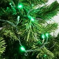 thumbnail image 3 of Sunnydaze 70-Count 5mm Wide Angle LED Outdoor String Lights - Green, 3 of 7